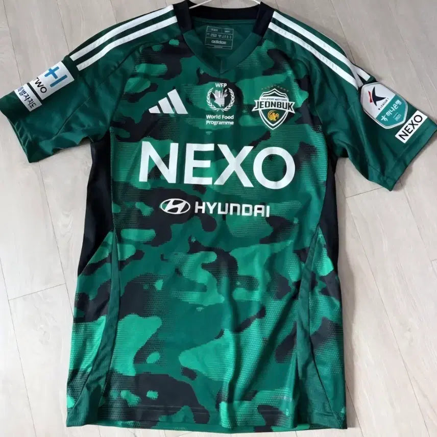 [BUNJANG] Jeonbuk Hyundai Motors Adidas 25th Season Camouflage Kang Sang-yun Jersey / 전북 현대 모터스 아디다스 25시즌 카모플라쥬 강상윤 유니폼