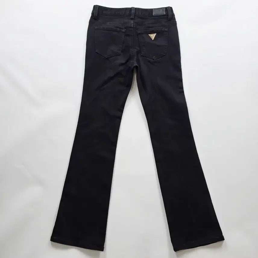 [BUNJANG] Guess Black Bootcut Spandex Denim Jeans Size 25 / 게스 청바지 흑청 부츠컷 스판 데님팬츠 사이즈25 R6794