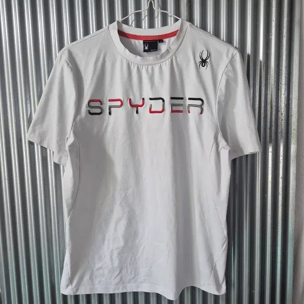 [BUNJANG] Spider Logo Short Sleeve T-Shirt White M / M 스파이더 반팔티셔츠 화이트