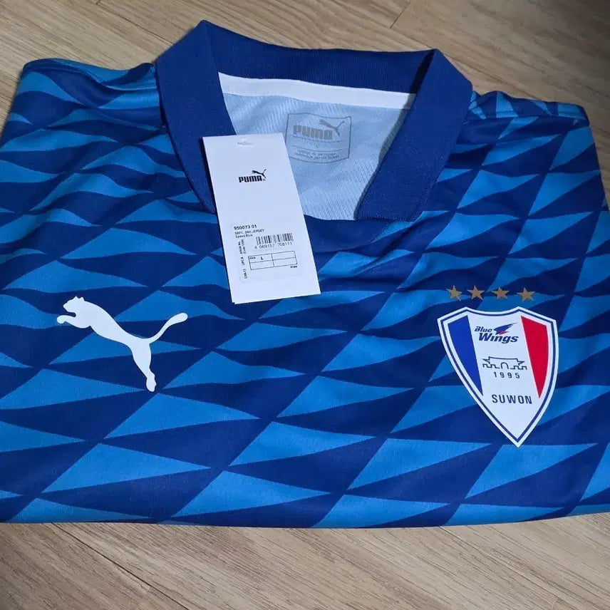 [BUNJANG] Suwon Samsung Bluewings 30th Anniversary Home Jersey L Size / 오늘까지만 판매 수원삼성 블루윙즈 30주년 홈 유니폼 L 용비늘 레트로 푸마 저지
