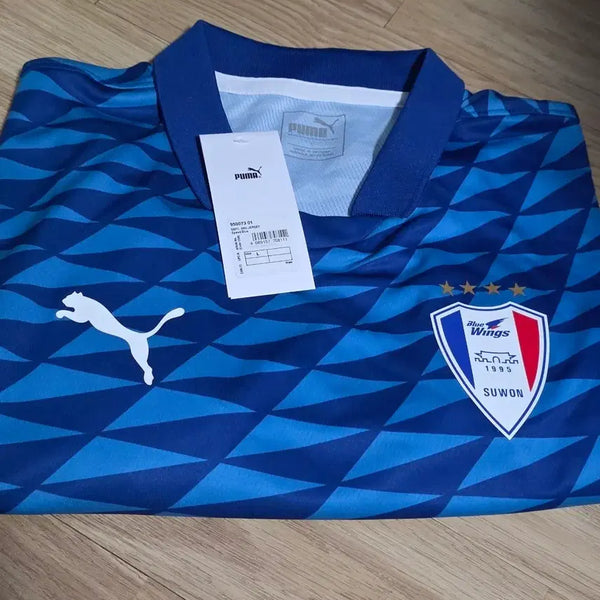 [BUNJANG] Suwon Samsung Bluewings 30th Anniversary Home Jersey L Size / 오늘까지만 판매 수원삼성 블루윙즈 30주년 홈 유니폼 L 용비늘 레트로 푸마 저지