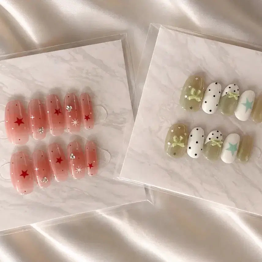 [BUNJANG] Handmade Nail Tips Set / 네일팁 판매