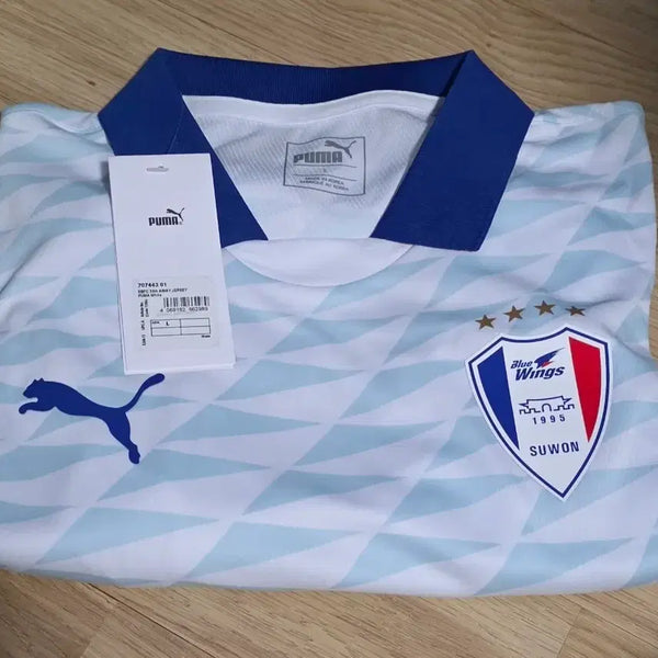 [BUNJANG] Puma Suwon Bluewings 30th Anniversary Retro Away Jersey L / 수원삼성 블루윙즈 30주년 어웨이 유니폼 L 용비늘 레트로