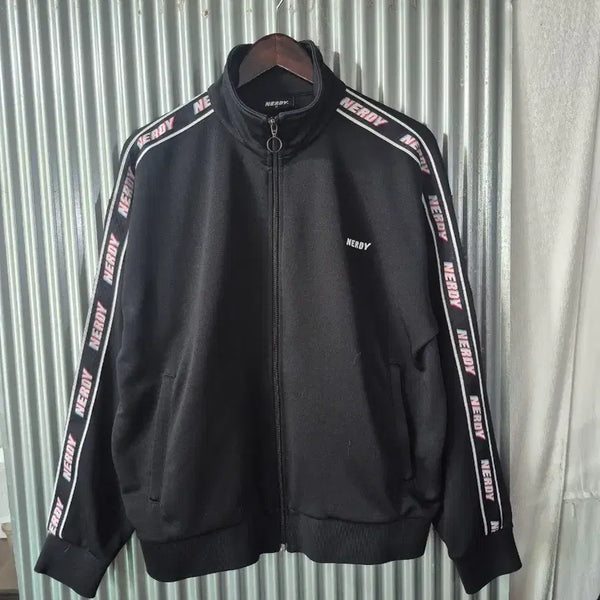[BUNJANG] NERDY Track Top Black M / M 널디 트랙탑 검정색