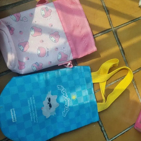 [BUNJANG] Sanrio My Melody & Hello Dog Bottle Pouch Set / 마이멜로디 보틀 파우치 / 헬로우독 보틀파우치세트