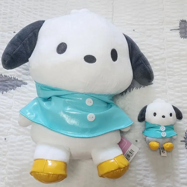 [BUNJANG] Sanrio Pochacco Raincoat Doll Set / 우의입은 포차코 인형 세트 산리오 포차코 우비 인형