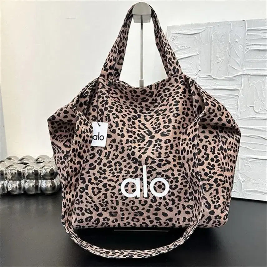 [BUNJANG] ALDO Leopard Tote Bag Shoulder Bag / 알로 레오파드 토트백 숄더백