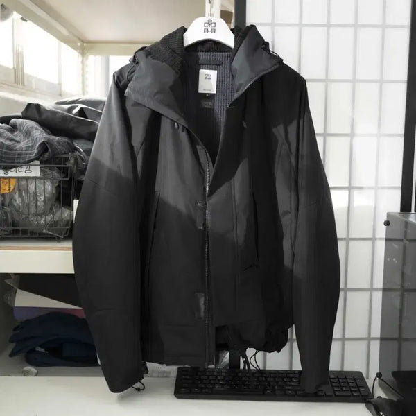 [BUNJANG] Poleruter Obscura Shell Jumper Black Size 3 / 폴리테루 옵스큐라 쉘점퍼 블랙 3