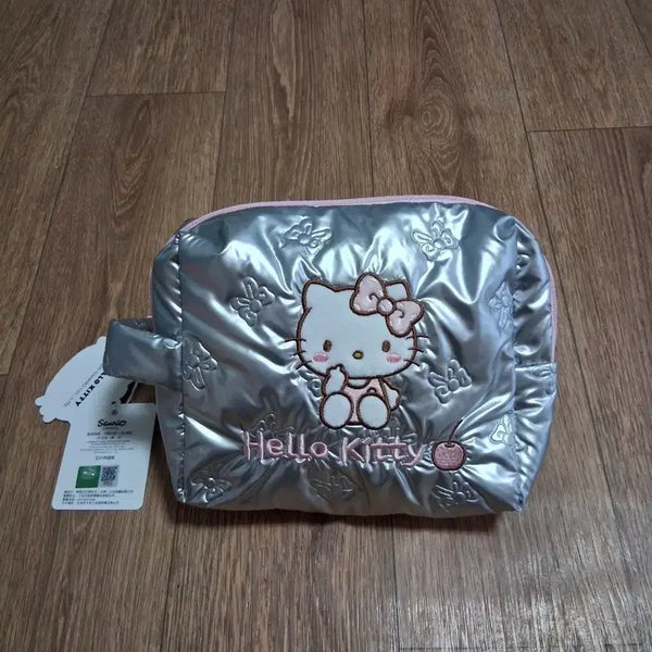[BUNJANG] Sanrio Hello Kitty Pouch Silver / 산리오 헬로키티 파우치 실버(무료배송)