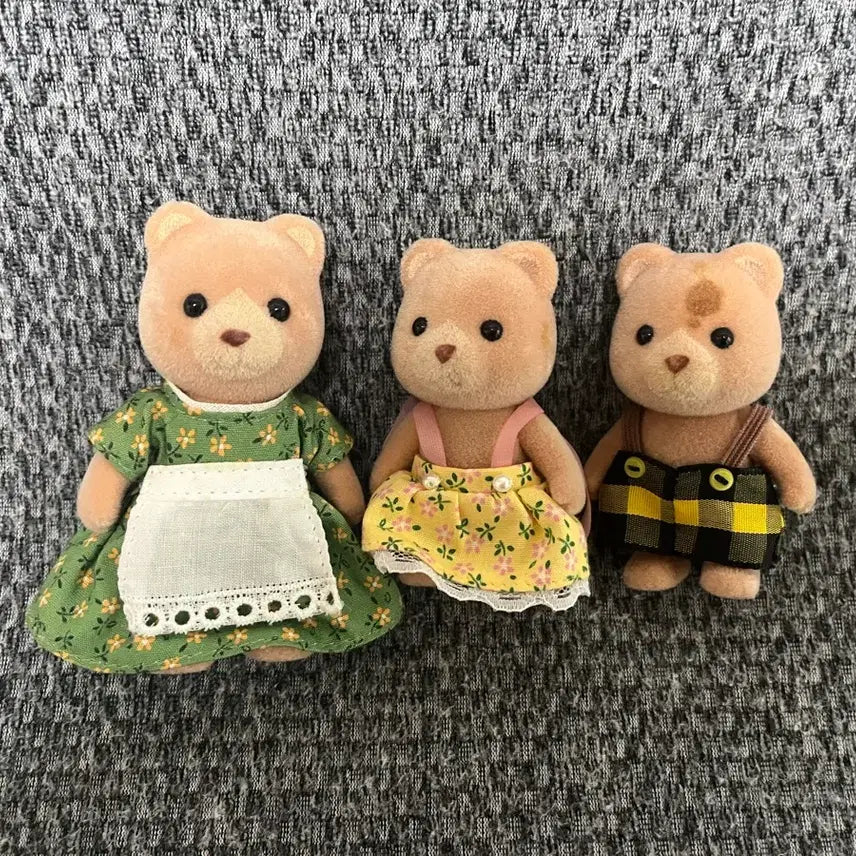 [BUNJANG] Sylvanian Families Old Petit Bear Bundle Set / 실바니안 올드 쁘띠곰 일괄