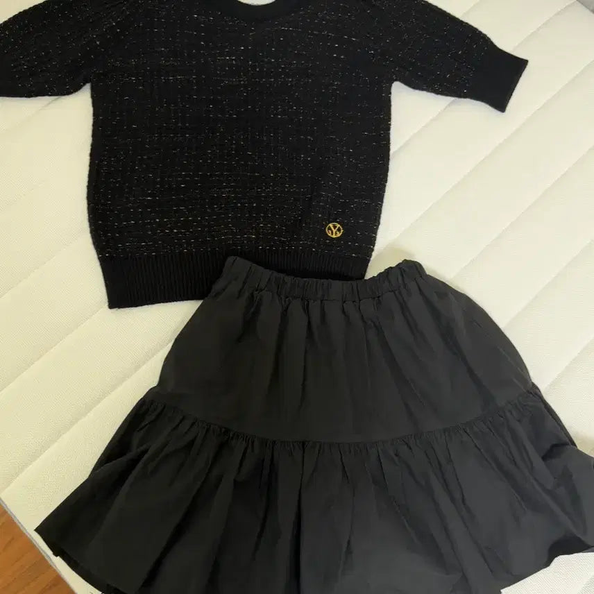 [BUNJANG] Yan13 Knit Skirt Set / 얀13 니트 치마셋업