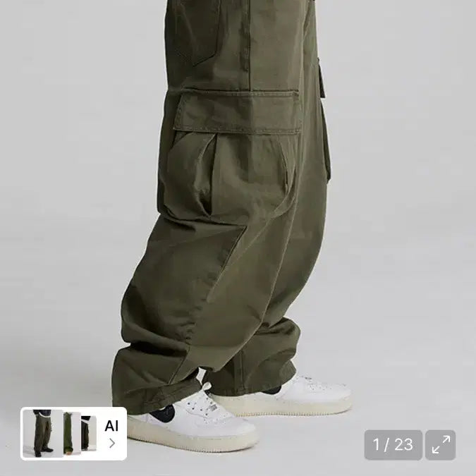 [BUNJANG] BSRabbit Cargo Loose Fit Cotton Pants XL / 비에스래빗 카고 루즈핏 코튼 팬츠 XL