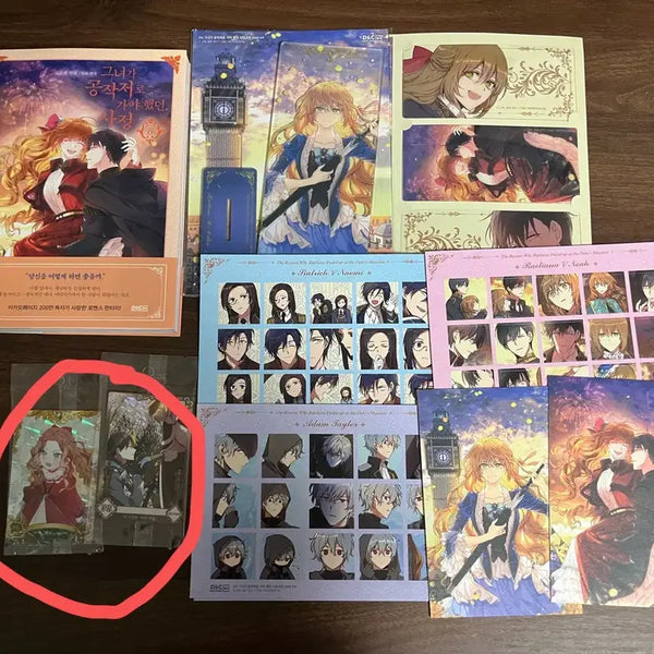 [BUNJANG] She Would Rather Be a Villain Webtoon Vol. 6 Limited Edition / [원가 양도] 그녀가 공작저로 가야했던 사정(그공사) 웹툰 6권 한정판 + 그공사/이가주  나눔