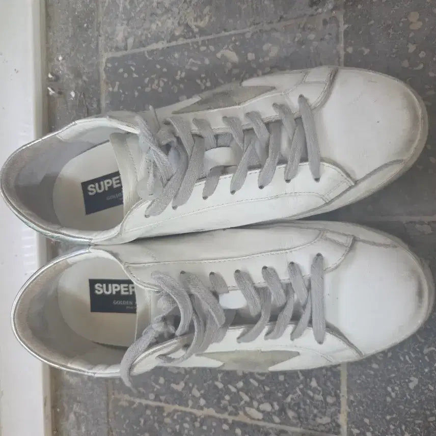 [BUNJANG] Golden Goose Silver Sneakers / 골든구스 실버 스니커즈