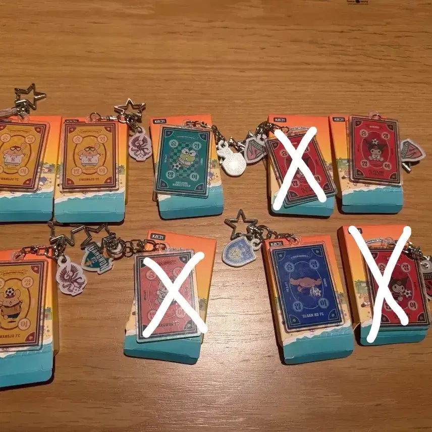 [BUNJANG] K League Sanrio Lucky Charm Keychain / K리그 산리오 랜덤 부적 키링