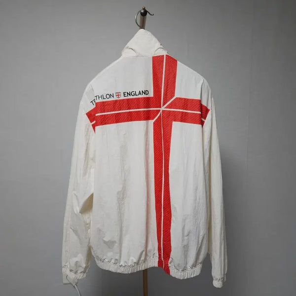 [BUNJANG] Descente England Stand Neck Windbreaker Jacket / L ) 데상트 잉글랜드 스탠드넥 바스락 바람막이