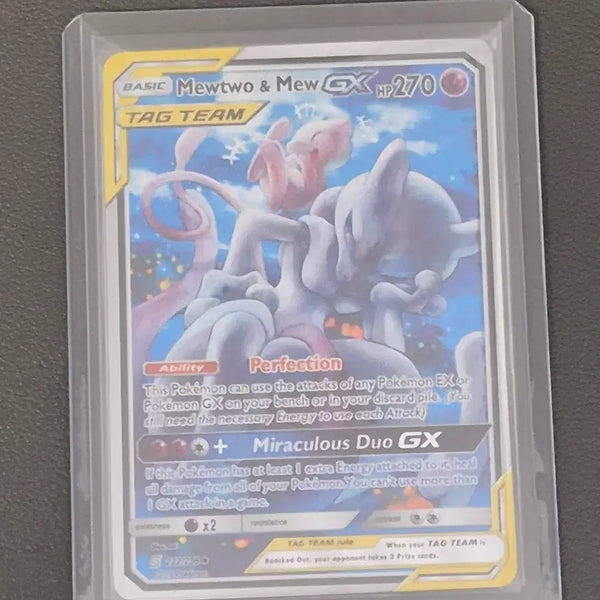[BUNJANG] Mewtwo & Mew GX Tag Team Pokémon Promo Card / 포켓몬카드 뮤츠&뮤 GX 태그팀 포켓몬 프로모