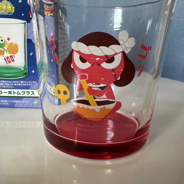[BUNJANG] Sgt. Frog Keroro Ichiban Kuji Prize G Color Bottom Glass Giroro / 단순개봉)개구리중사 케로로 컵 제일복권 쿠지 G상 컬러 바텀 글라스 기로로