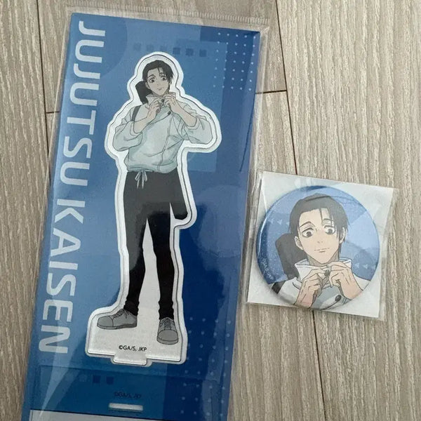 [BUNJANG] Jujutsu Kaisen Yuta Okkotsu Preparation Acrylic Stand & Can Badge Set (Sealed) / 주술회전 사멸회유 옷코츠 유타 준비 몸차림 아크릴 스탠드 캔뱃지 미개봉