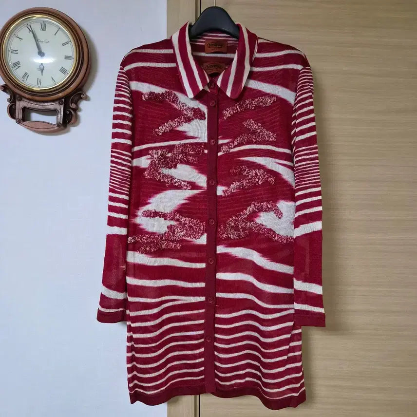 [BUNJANG] MISSONI Zigzag Pattern Knit Top & Cardigan Set / [탑+가디건] 미쏘니(MISSONI) 지그재그 패턴 니트 세트