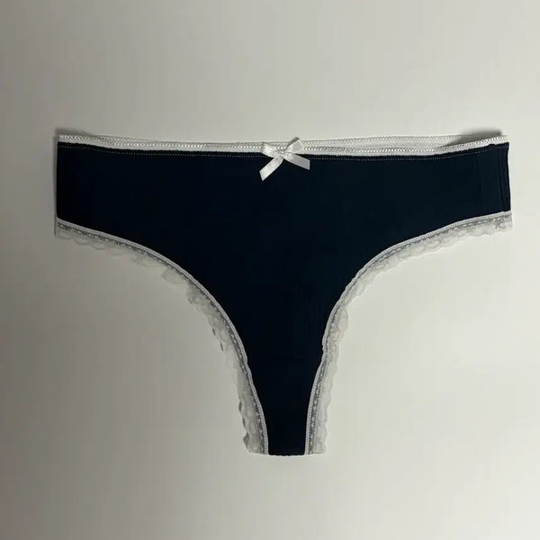 [BUNJANG] Women's Lace Thong Panties / 여성 속옷 레이스 티팬티