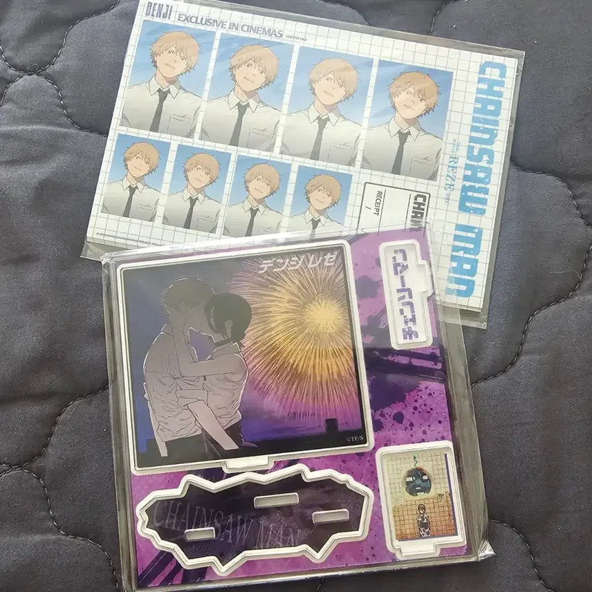 [BUNJANG] Chainsaw Man Akane & Denji Jump Shop Diorama Acrylic Standee & Photocard Set / 체인소맨 레제 덴지 점프샵 디오라마 아크릴 극장판 특전 증사 판매