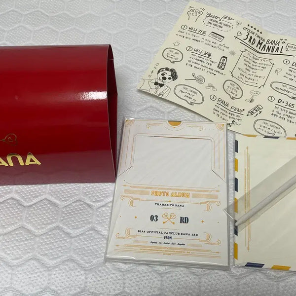 [BUNJANG] B1A4 Banas 3rd Membership Kit Bottle Missing / B1A4 비원에이포 바나 3기 멤버십키트