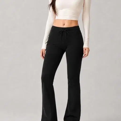 [BUNJANG] ALO Bootcut Pants Black Size S / 알로 부츠컷 팬츠 블랙 s사이즈