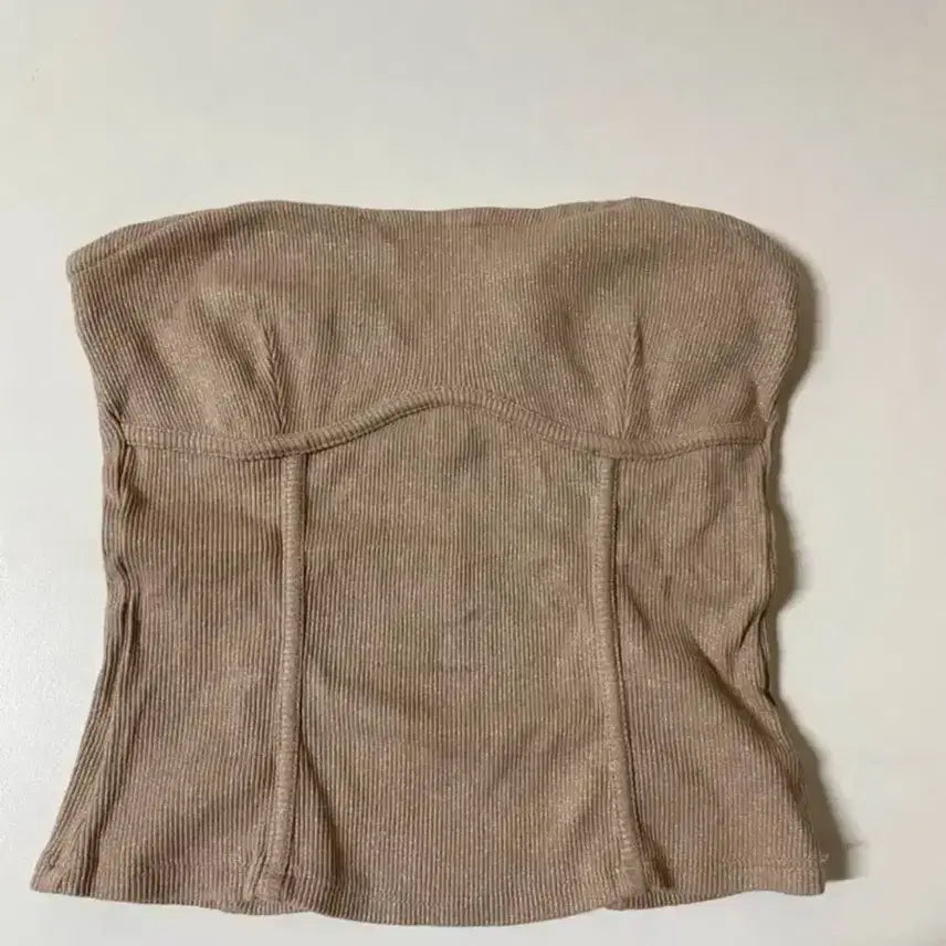 [BUNJANG] COS HM Tube Top Gold Beige / 코스 hm 튜브탑 골드 베이지 탑 나시