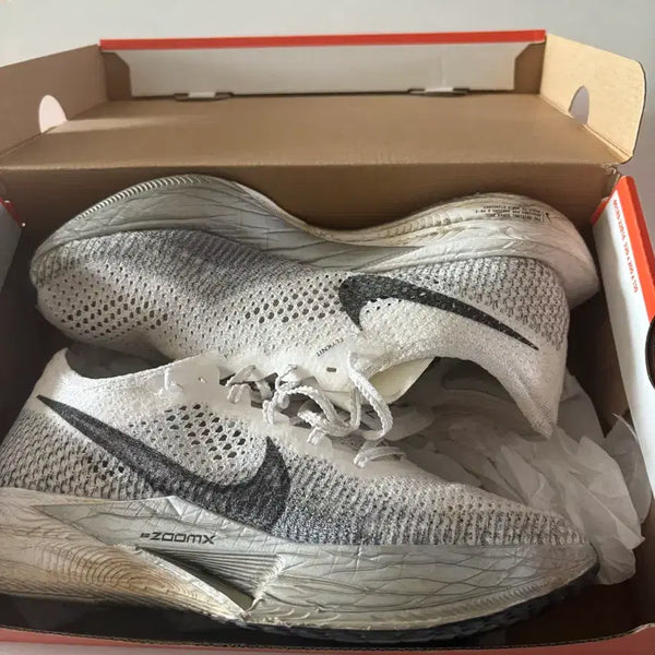 [BUNJANG] Nike ZoomX Vaporfly NEXT% 3 White Grey Running Shoes / 나이키 줌X 베이퍼플라이 넥스트% 3 화이트 그레이