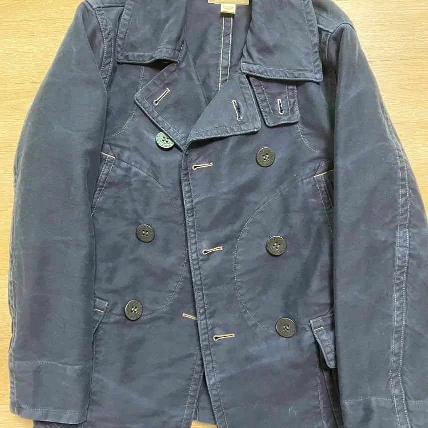 [BUNJANG] RRL Moleskin Peacoat Navy / 더블알엘 몰스킨 피코트