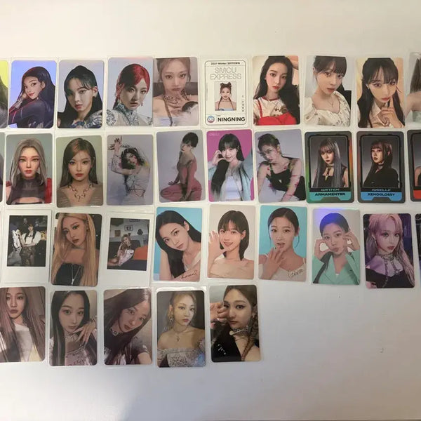 [BUNJANG] Aespa Bundle Set Photocards / (급처) 에스파 포토카드, 세비지 앨범, 걸스 앨범, 2022시그 일괄 판매