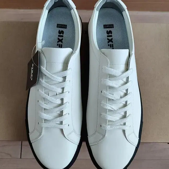 [BUNJANG] Six Fit Men's Leather Sneakers (Size 260) / 가죽 스니커즈260 식스핏 남성 운동화 키높이 새상품