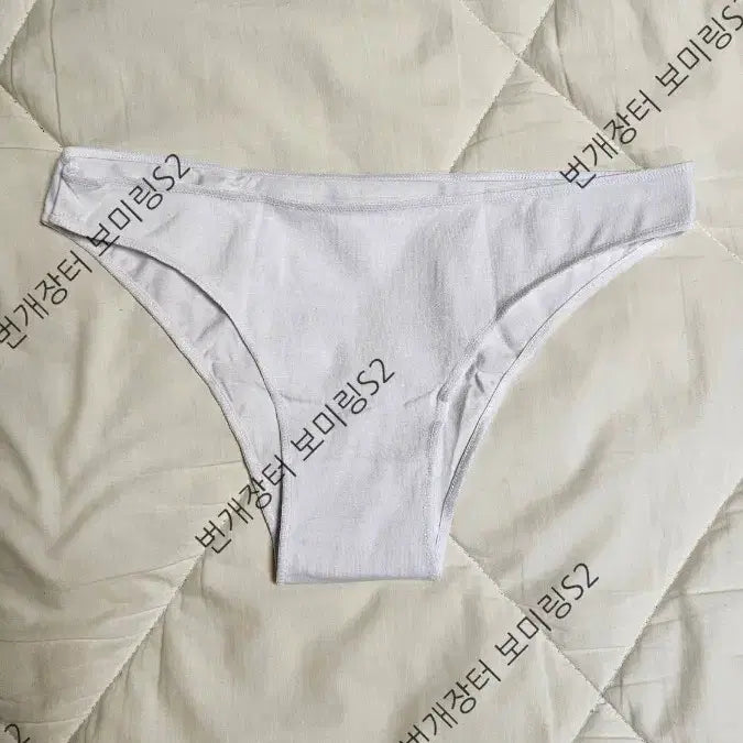 [BUNJANG] White Cotton Hipster Panties / 회이트 순면  힙스터 팬티 여성 속옷 중고