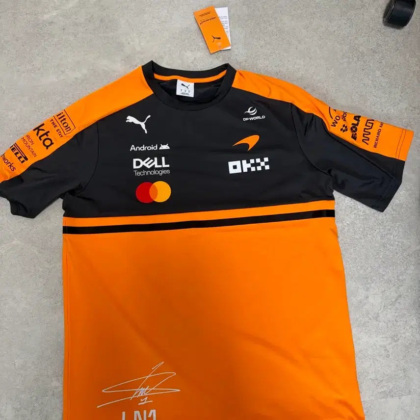 [BUNJANG] Lando Norris McLaren F1 Team Puma T-Shirt (M) / f1 맥라렌 랜도 노리스 티셔츠