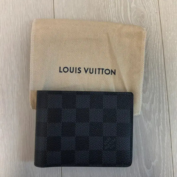 [BUNJANG] Louis Vuitton Multiple Wallet Damier Graphite / 루이비통 멀티플 월렛 다미에 그래파이트