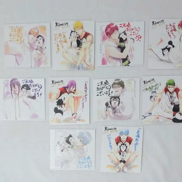 [BUNJANG] Kuroko's Basketball Last Game Colored Paper Special Set / 일괄 쿠로코의농구 색지 특전 3주차 라스트게임 아카시 키세 미도리마 쿠농