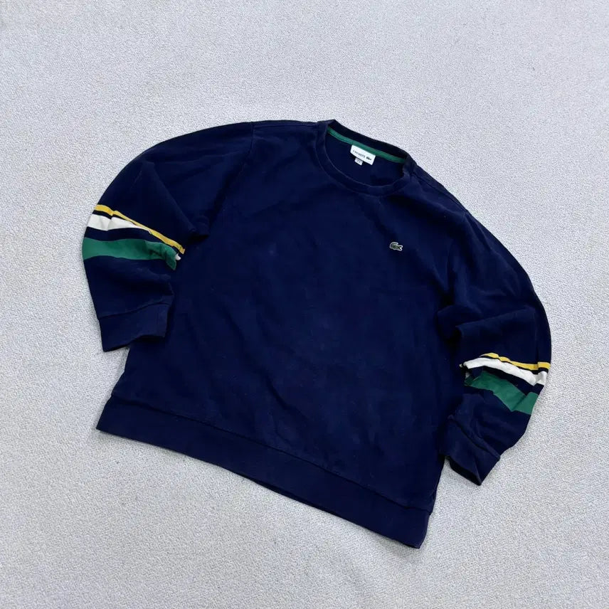 [BUNJANG] Lacoste Men's Detail Sweatshirt XL / XL 라코스테 남성 디테일 맨투맨 티셔츠 0601Y2
