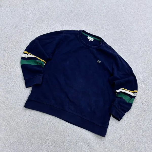 [BUNJANG] Lacoste Men's Detail Sweatshirt XL / XL 라코스테 남성 디테일 맨투맨 티셔츠 0601Y2