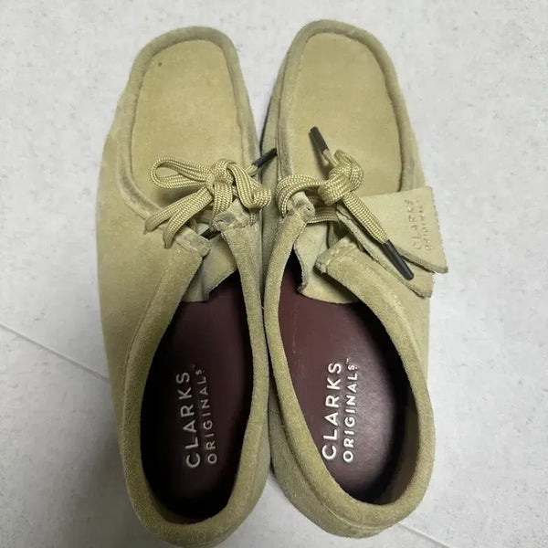 [BUNJANG] Clarks Wallabee Maple Suede Shoes / 클락스 왈라비(245)