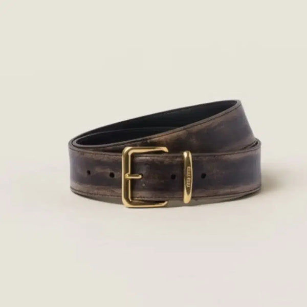 [BUNJANG] Miu Miu Napa Leather Belt 90 / 미우미우 나파 벨트90