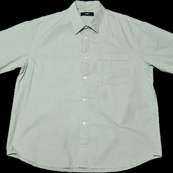 [BUNJANG] Il Corso Lime Short Sleeve Shirt / 일꼬르소 라임색 반팔셔츠 (105)