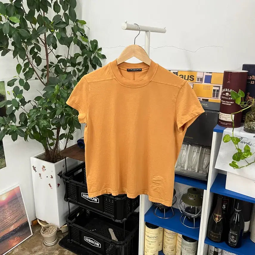 [BUNJANG] Rick Owens Women's Cotton Short Sleeve T-Shirt (M) / 릭오웬스 우먼 코튼 반팔 티셔츠 M