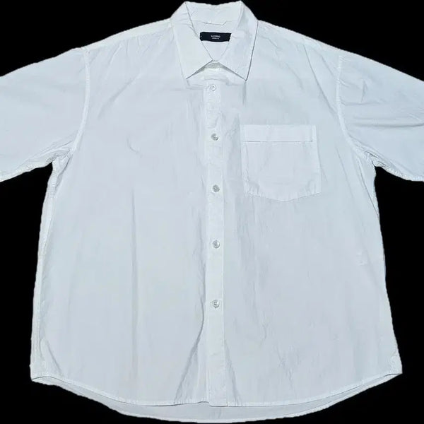 [BUNJANG] Il Corso White Short Sleeve Shirt (105) / 일꼬르소 화이트 반팔셔츠 (105)
