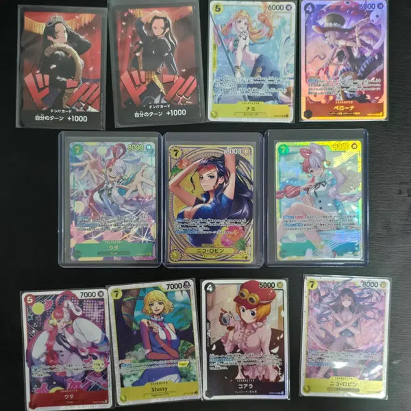 [BUNJANG] Nico Robin SP, Uta Chic, Uta Chic Pere & SR Cards Bundle Set / 로빈sp 우타 시크 히로인즈 일판 급처