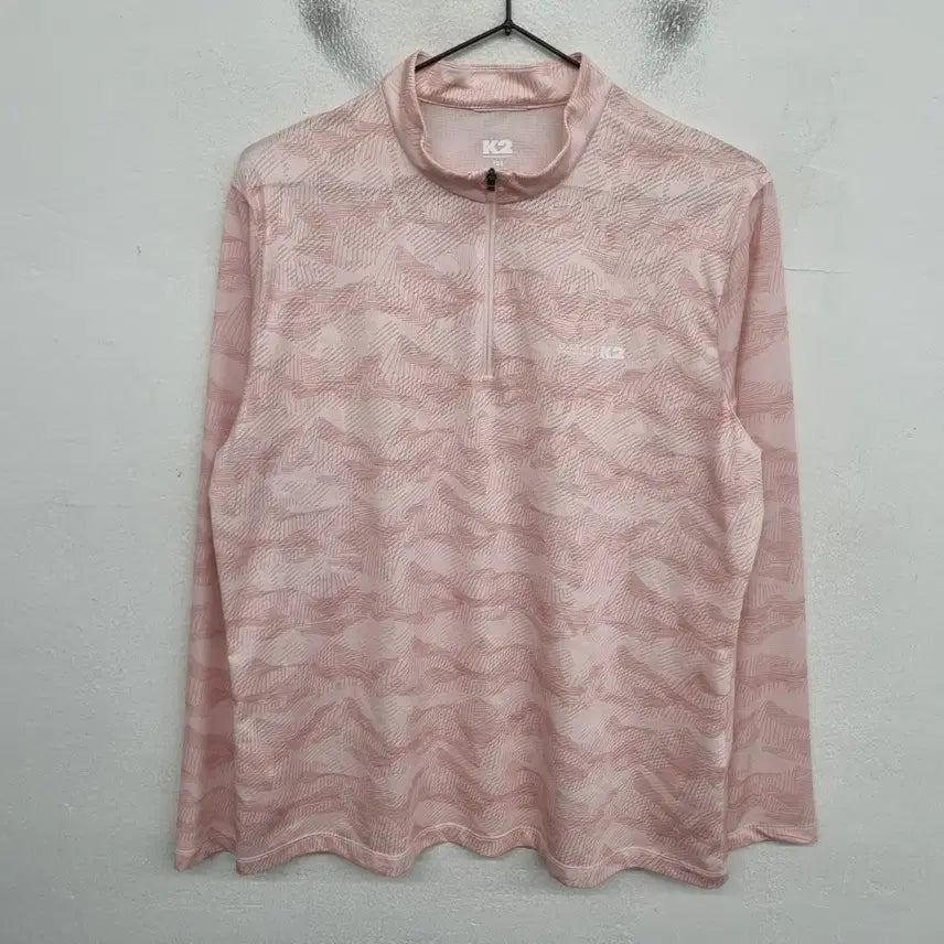 [BUNJANG] K2 Women's Size 88 Half-Zip Long-Sleeve Hiking Top / [여성88 size] K2 케이투 반집업 등산복 긴팔티