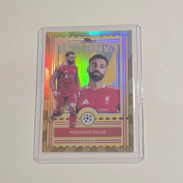 [BUNJANG] Mohamed Salah Topps Finest Showmen Insert 50 Limited Edition / [50한정] 모하메드 살라 탑스 파이니스트 쇼멘 인서트 50한정