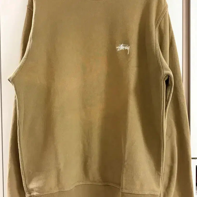 [BUNJANG] Stussy Khaki Sweatshirt / 스투시 카키 맨투맨