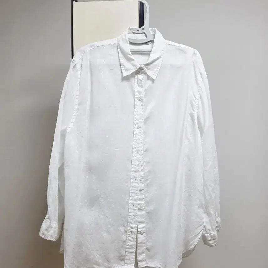 [BUNJANG] Zara Linen Basic Shirt White M / zara 린넨 기본 셔츠 화이트 m