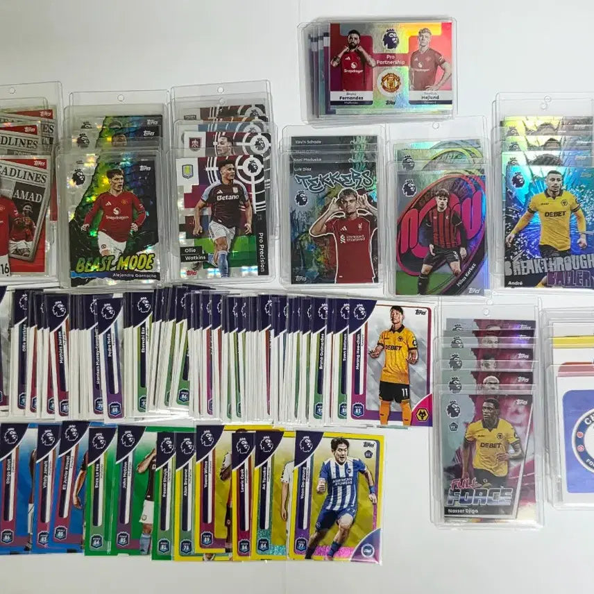[BUNJANG] Tops PL Soccer Cards Bundle Set / 탑스 PL 축구카드 일괄